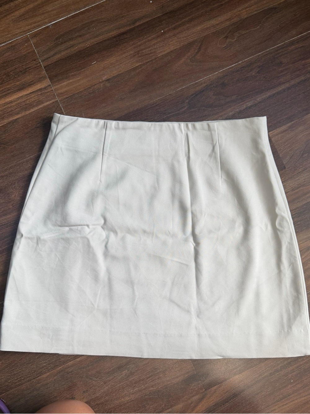 Babaton Cream Wrap-Style Mini Skirt - Picture 7 of 7